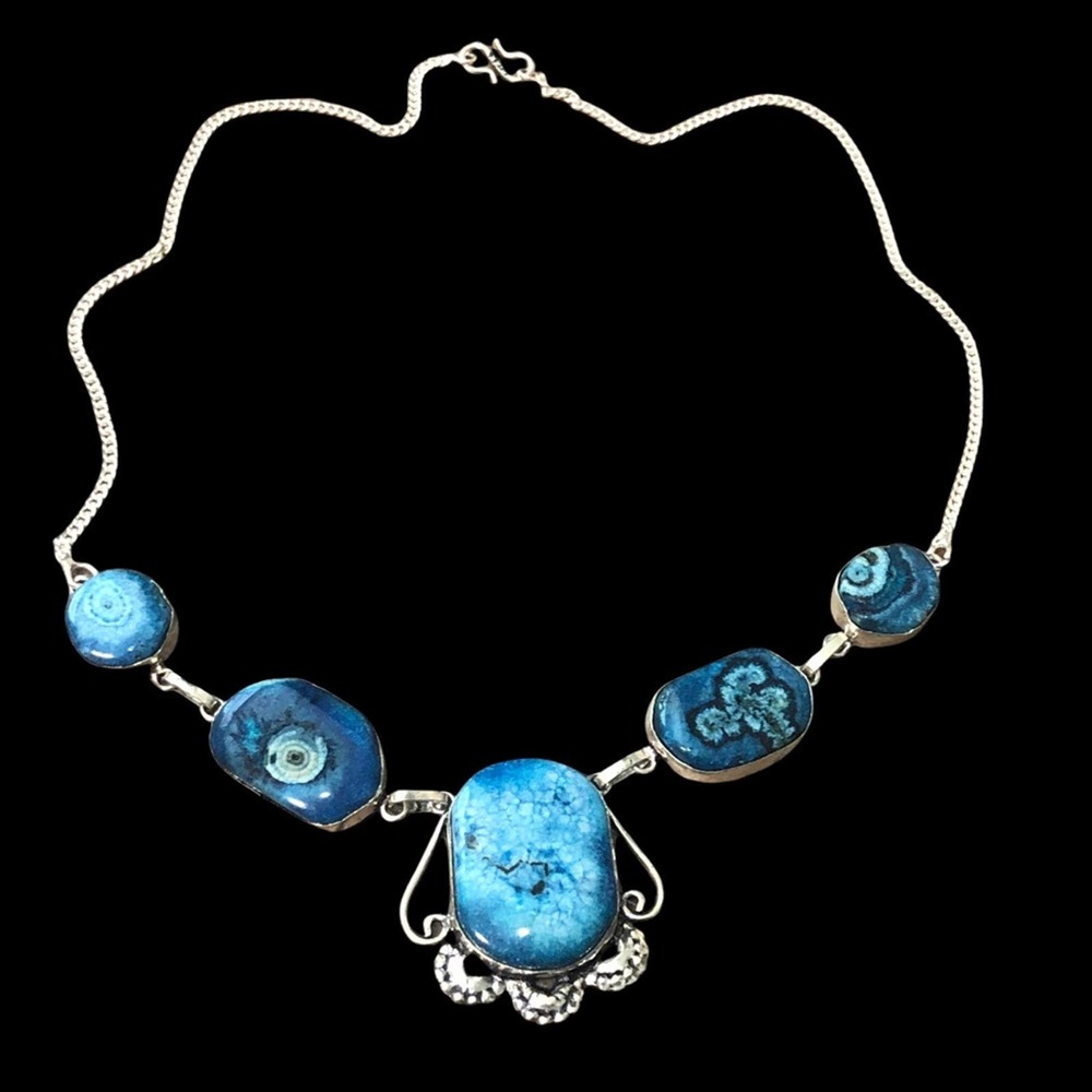 Solar Agate Quartz handmade necklace.